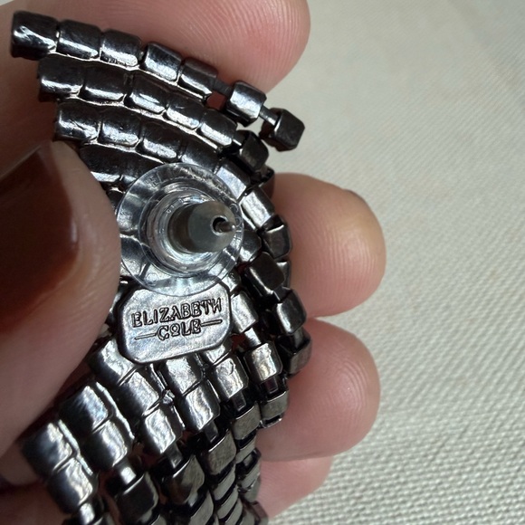 Elizabeth Cole Earrings Pink Crystal Drop New - Picture 3 of 3